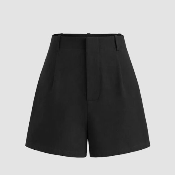 NWT Cider Black Tailored Shorts - Picture 5 of 6